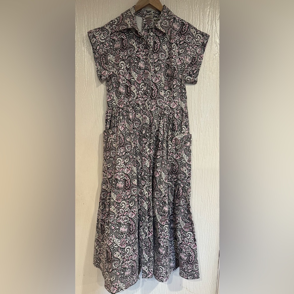 NWT Julia Amory Betty Dress Lee Paisley Size Medium - Picture 4 of 11